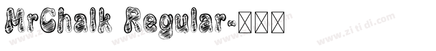 MrChalk Regular字体转换